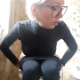 A European girl wearing glasses farts loudly, sits on a toilet and pisses. She stands up and continues to fart while wiping herself. Peeing only. Presented in 720P HD. About 2.5 minutes.